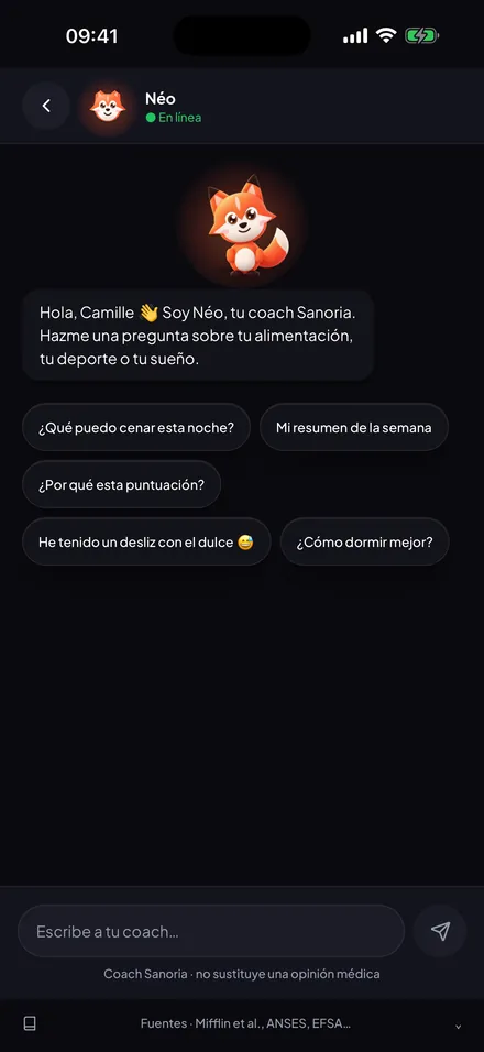 Captura: Tu coach
